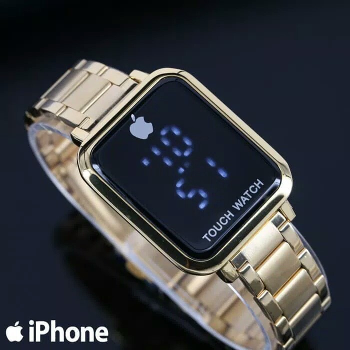 JAM TANGAN MURAH UNISEX RANTAI APPLE IPHONE KAPSUL // AP017