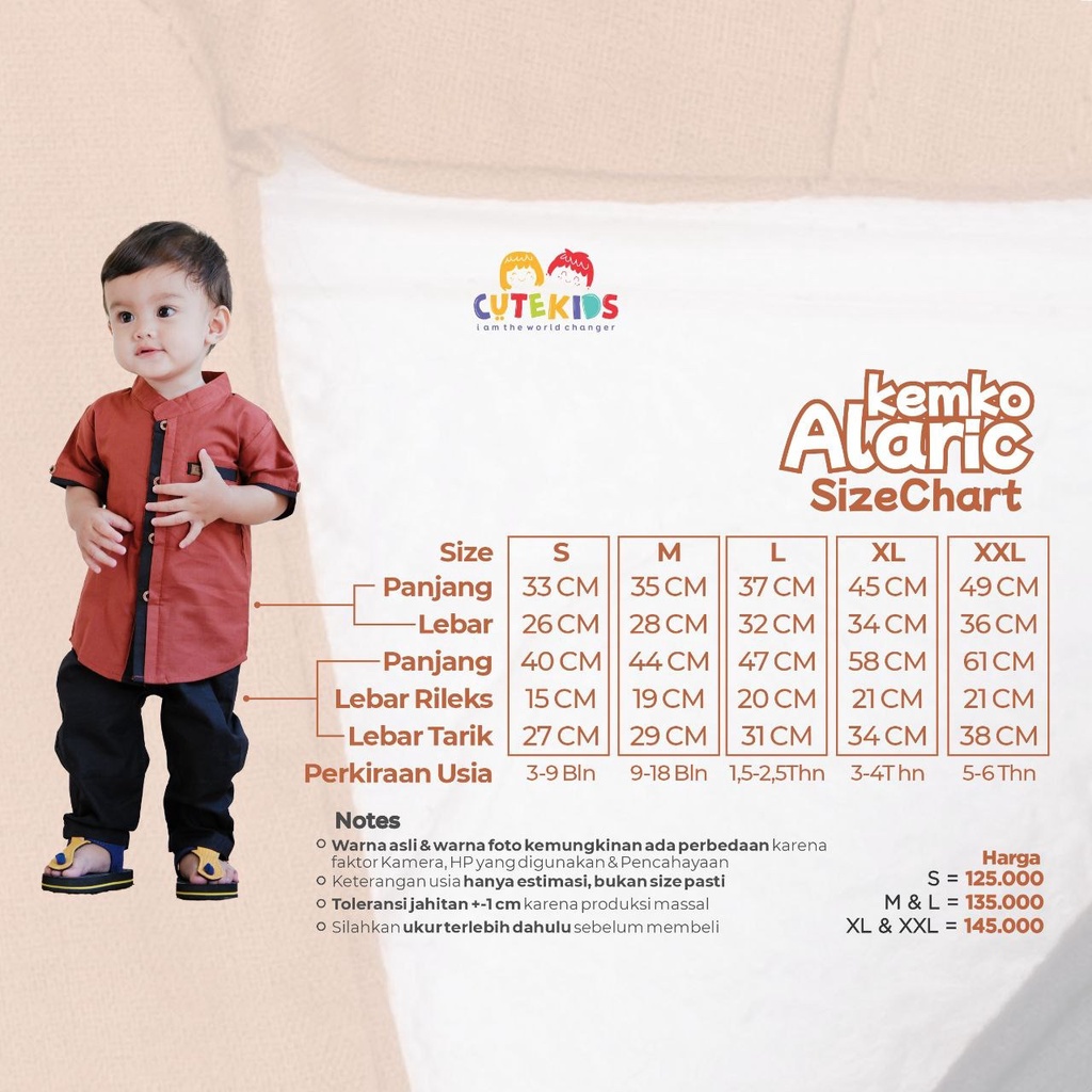 koko anak laki laki Alaric koko cutekids bayi 3bln - 6tahun-3