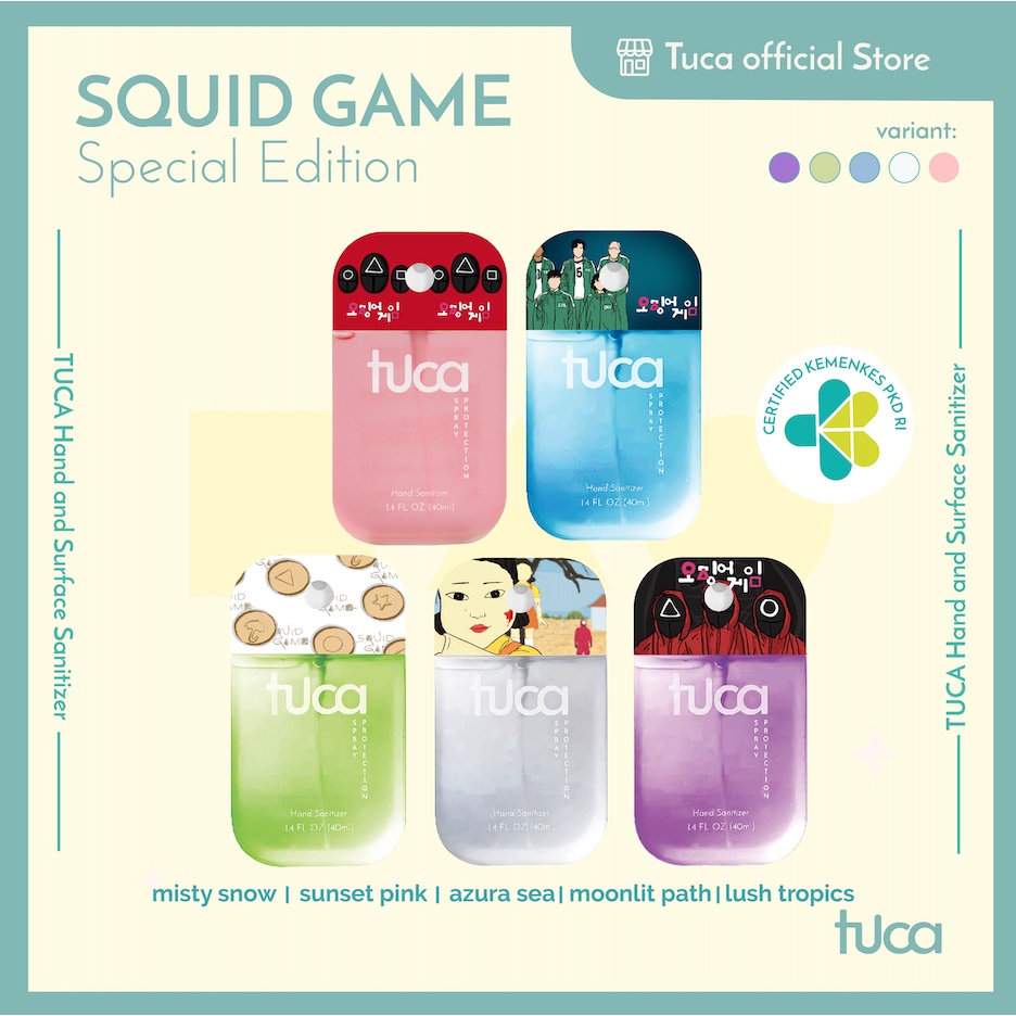 Tuca Squid Game Special Design - Hand Sanitizer & Surface Sanitizer Gift Custom Sanitizer