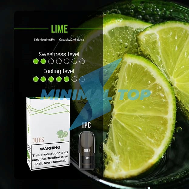 JUES Pods Pro Lime ataau Jeruk Nipis (Cocok dengan Relx Infinity Essential Phantom)