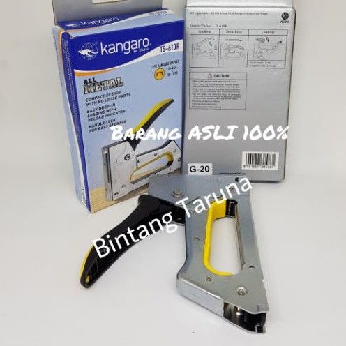 Gun Tacker Kangaro TS-610R Stapler Tembak KANGARO TS-610R Staples Original Produk 100%