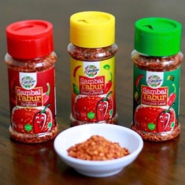 [HALAL] Sambal Tabur D'Veggie (Original - Daun Jeruk - Rumput Laut) 40gr (NON MSG / VEGAN)