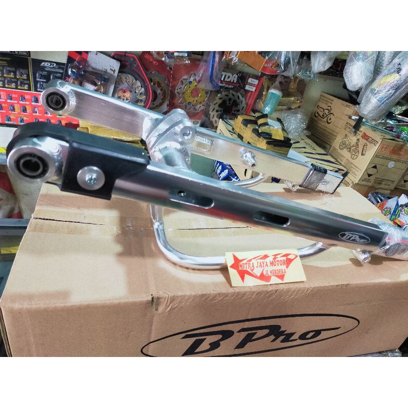 Swing Arm BPro MX old stabiliser bolong Sasis swing arm Jupiter MX lama B pro stabiliser coak lubang