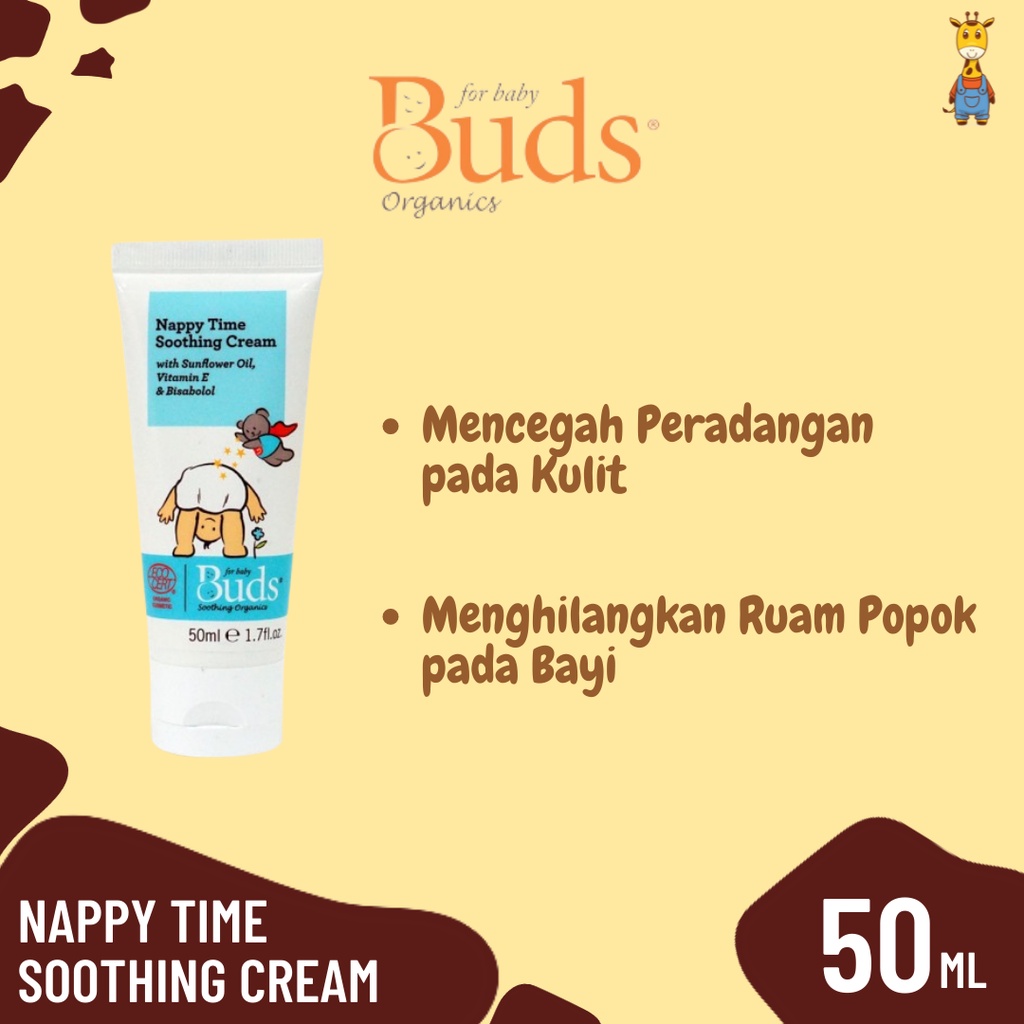 BUDS Nappy Time Soothing Cream 50ml