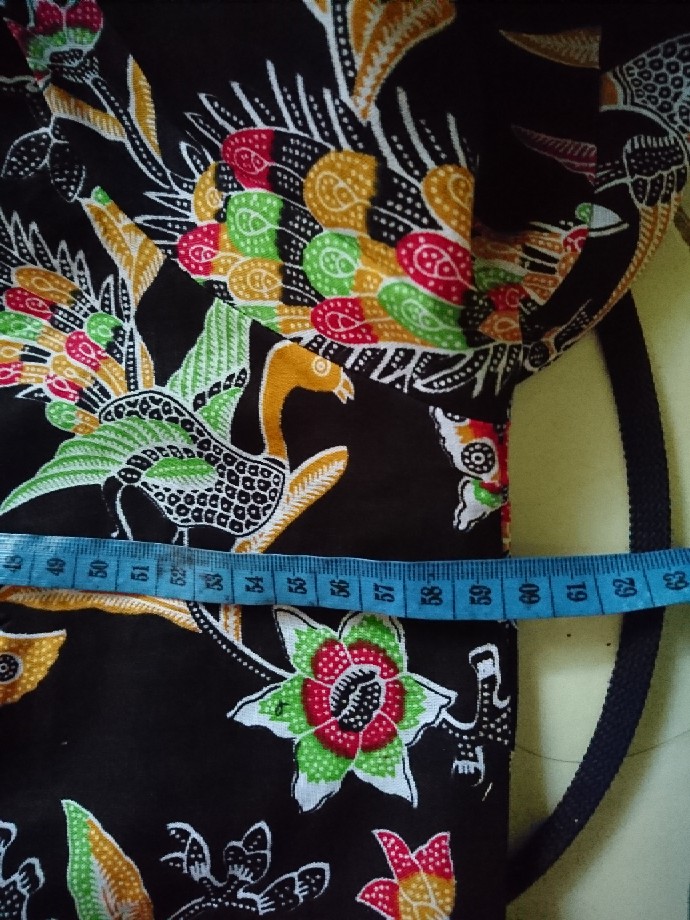 Gamis Batik Manggar, Padi,sekar,cantik,kubis,kipas,daun