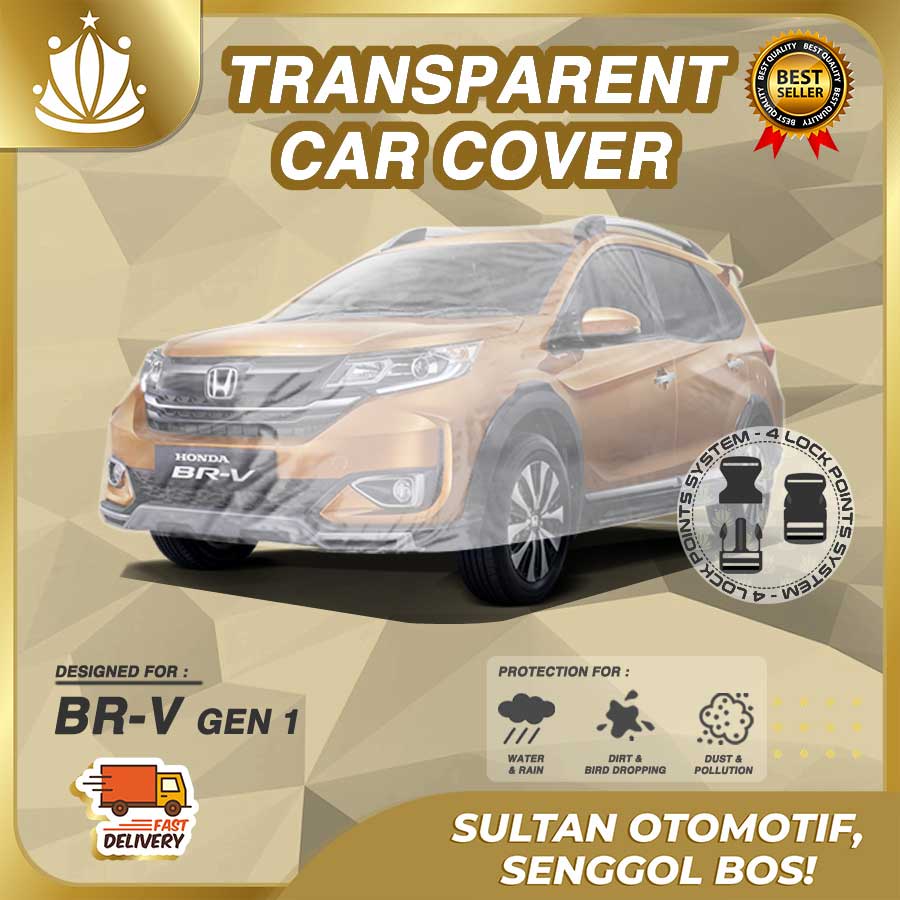 Body Cover Mobil Plastik TEBAL BRV Lama WATERPROOF