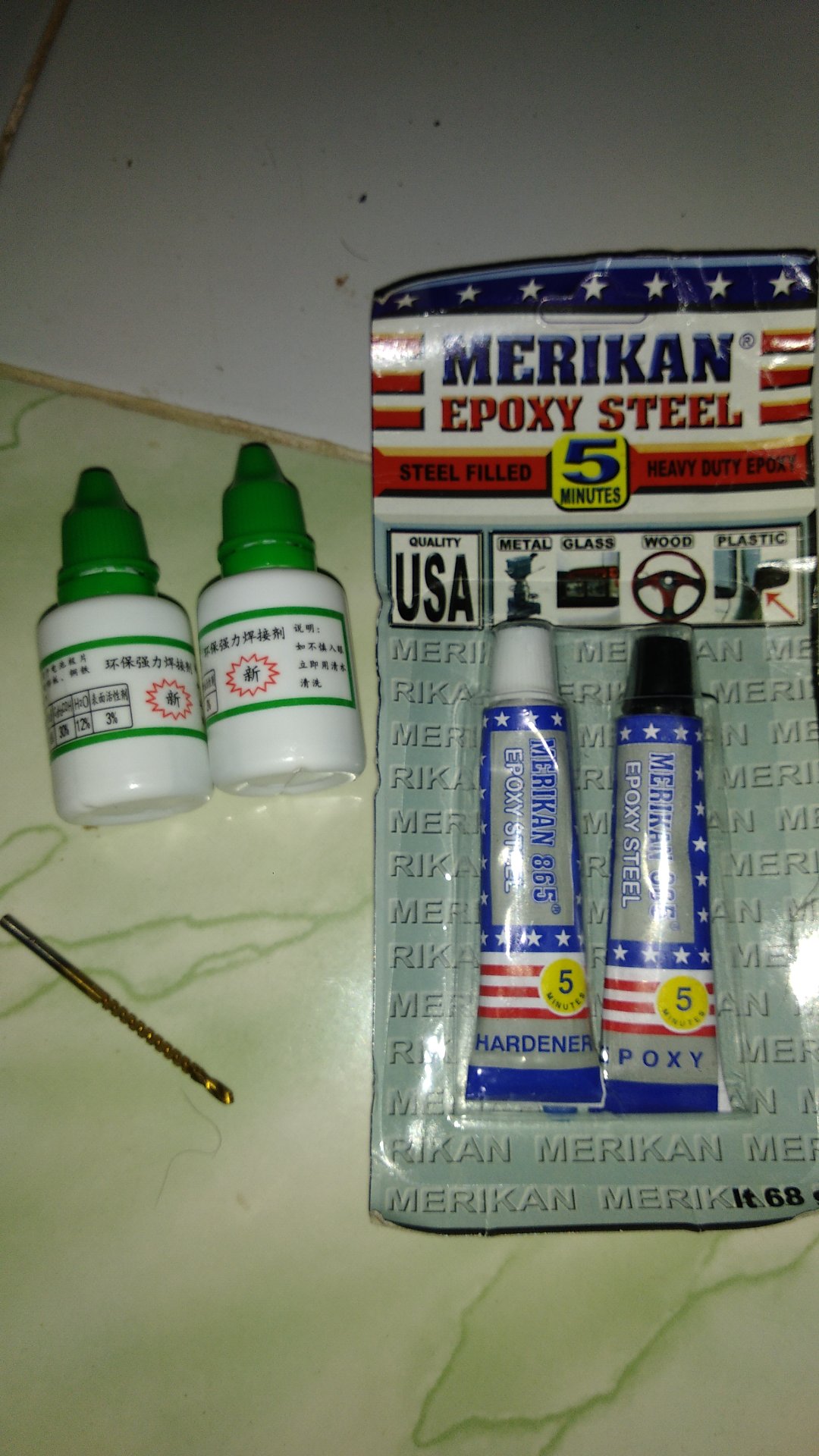 Mata Bor Gergaji 3mm Hss Drill Bits Titanium Coated 2 Fungsi Lobang