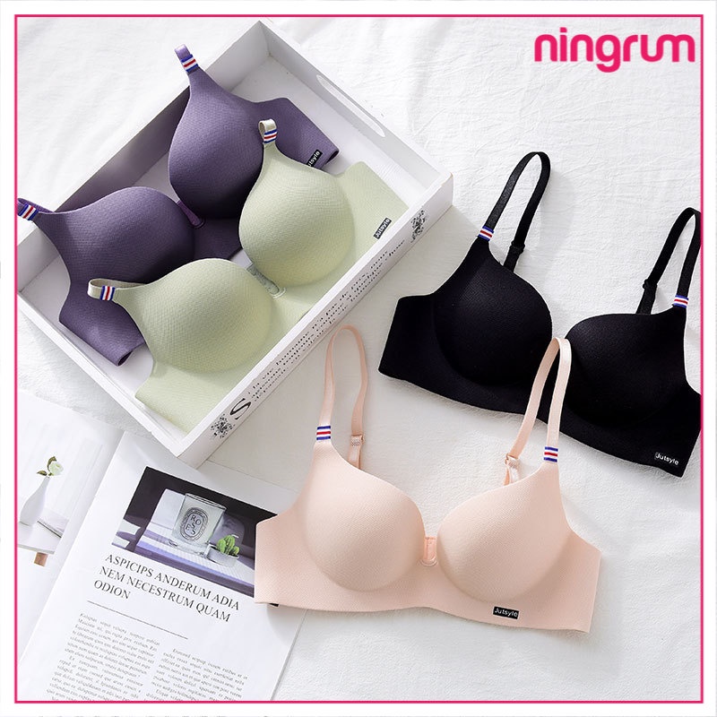 Ningrum Pakaian Dalam Bra Wanita BH Wanita sport tanpa kawat bh push up  style senam zumba yoga beha - 2039