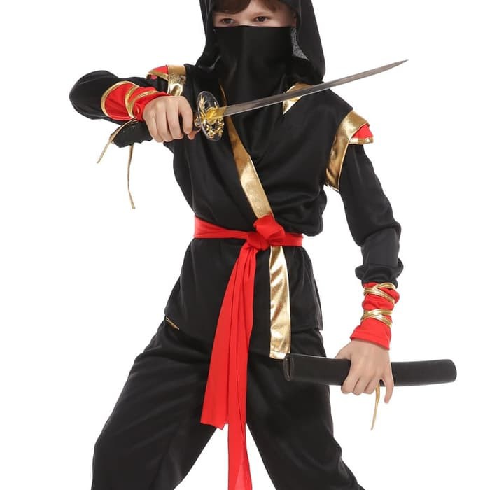 JAPAN NINJA boy costume cosplay haloween kostum anak ninja jepang