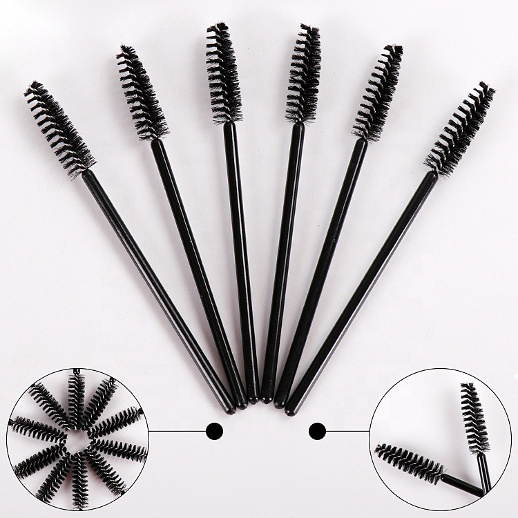 Penjepit /Jepitan Bulu Mata / Pelentik bulu mata / Eyelash curler +Mascara Wand Hitam 5 Pcs