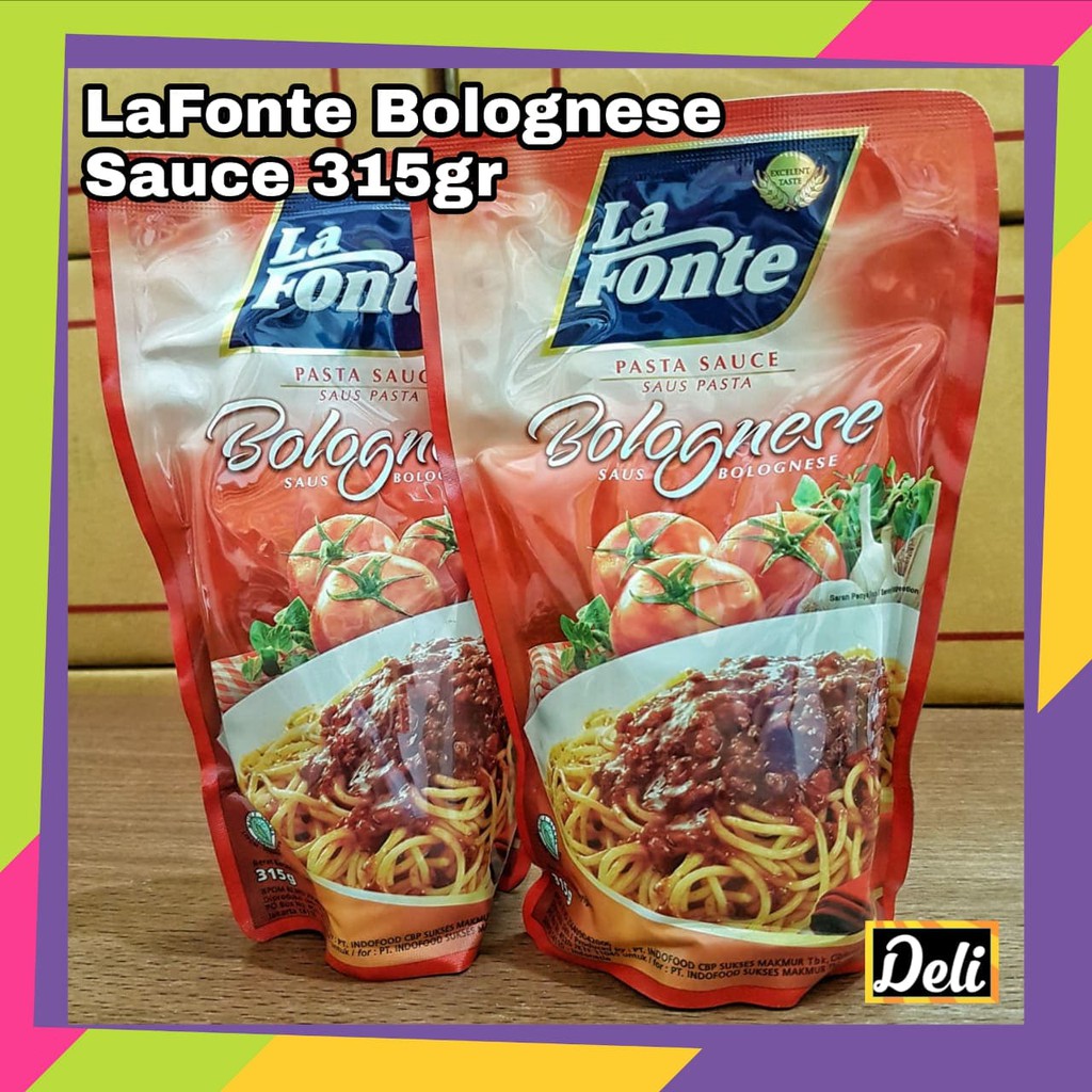 

La Fonte Bolognese Beef Pasta Saus Spaghetti 315gr