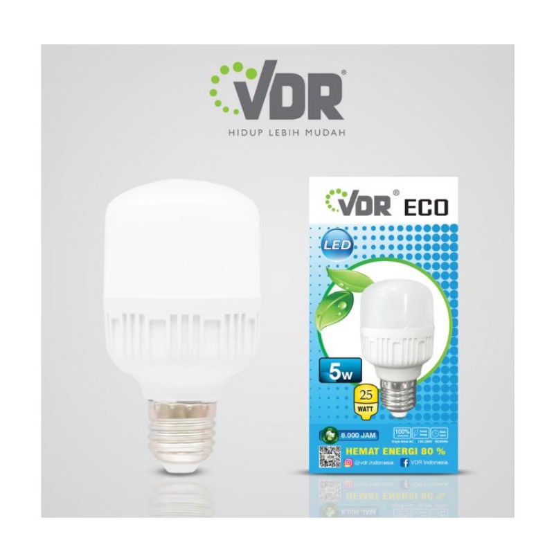Lampu LED VDR  5 Watt / Bohlam LED VDR / LAMPU LED VDR ECO BRIGHT 5 Watt / Lampu Led Murah