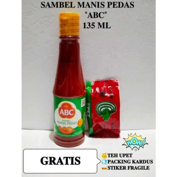 

Sambel ABC saos Manis Pedas GRATIS Teh upet