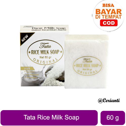 Tata Rice Milk Soap / Sabun Kecantikan Alami 60gr