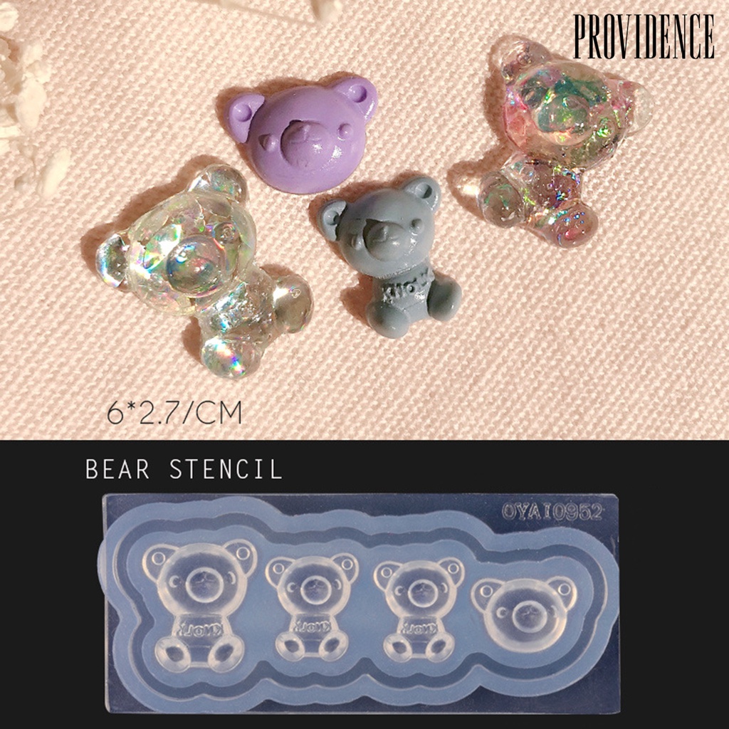 Providence Nail Mold 3D Patterns Excellent Ductility Transparent Silicone Carving Stamping DIY UV Gel Manicure Tool for Salon