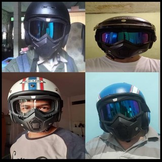 Kacamata Google Mask Kaca  Mata Buff Masker  Motor Pria 