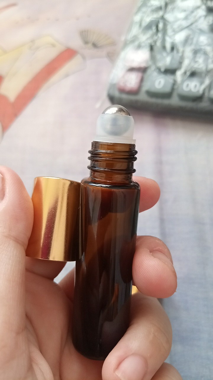Termurah Botol Amber Roll On Roller Ball Besi 10ml Botol Parfum Kaca Rol On Oles Essential Oil 10 Ml