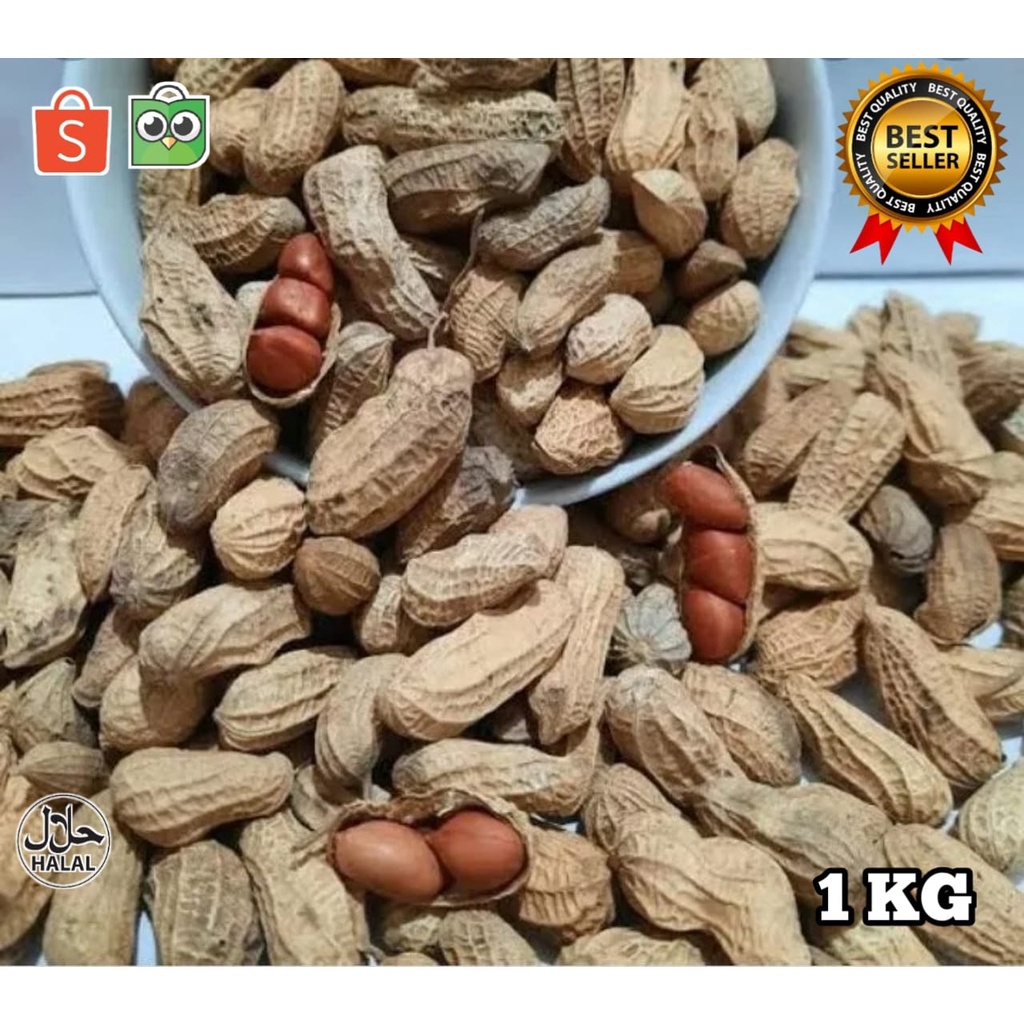 

Kacang Sangrai Kulit Super 1kg Kacang Kulit Asin Oven
