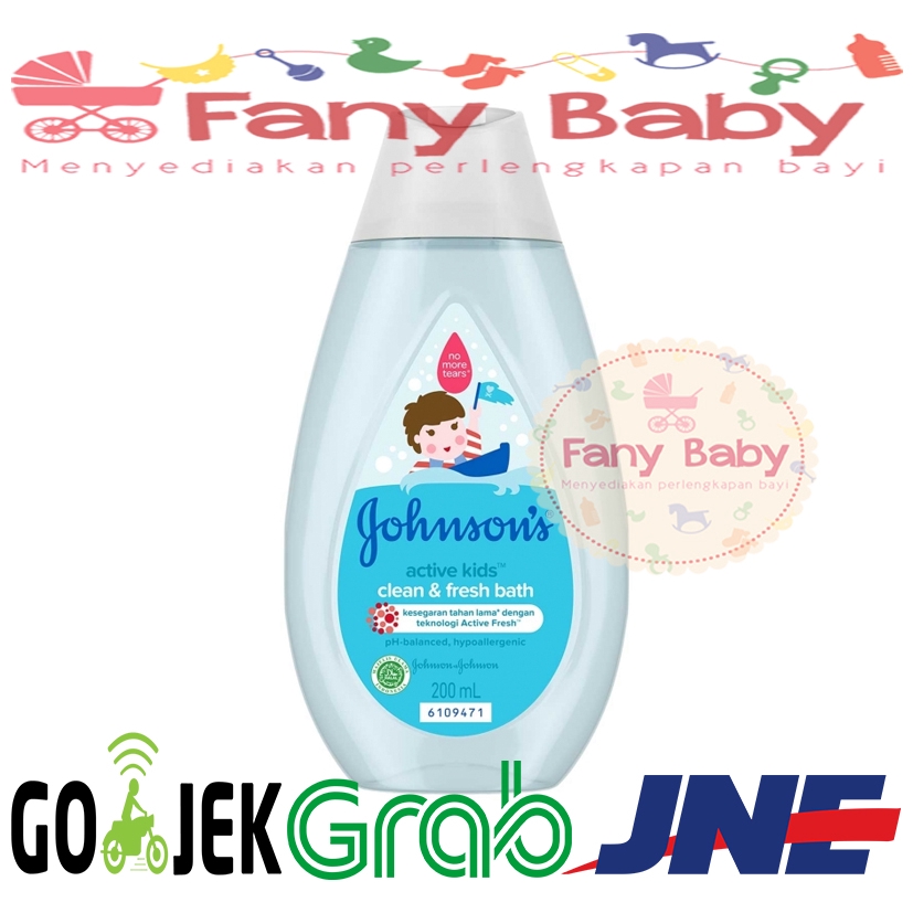 JOHNSON'S ACTIVE KIDS CLEAN &amp; FRESH BATH 200ML