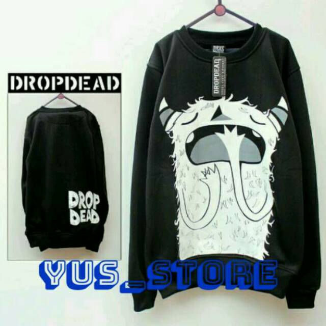 Jaket Sweater drop dead hoam/jaket sweater drop dead/sweater murah