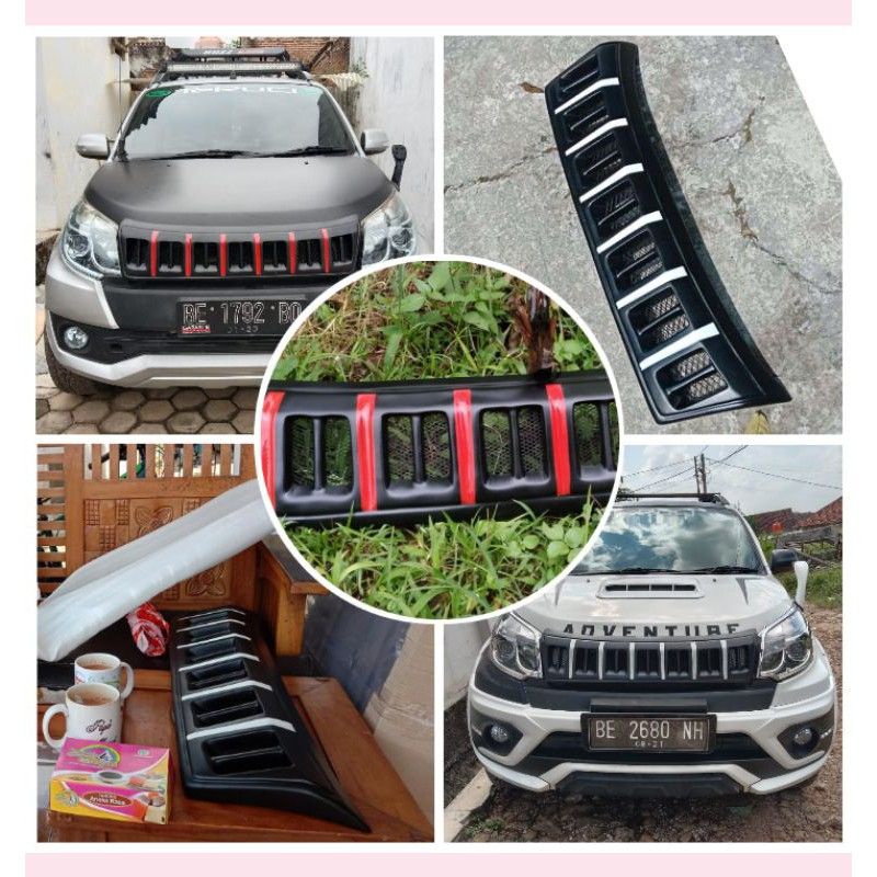aksesoris grill viral mobil rush dan Terios konde  2007 - 2017