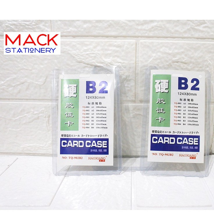 

Card Case B2 / Plastik Id Card / Glue Card
