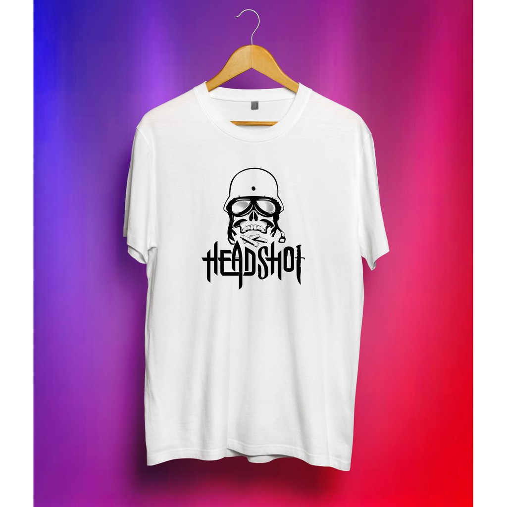 T-SHIRT BAJU KAOS DISTRO HEAD SHOOT COMBED 30S