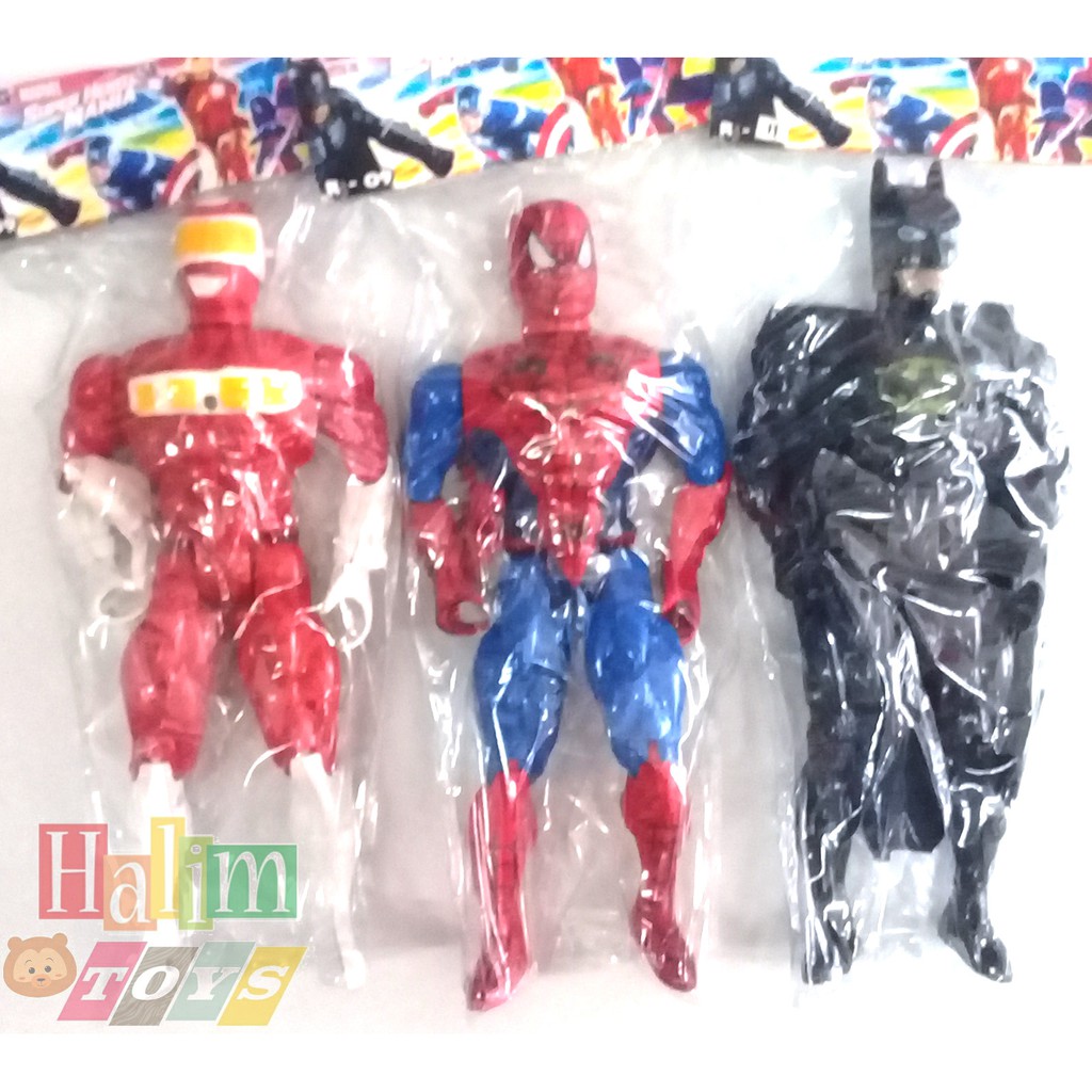 MAINAN ROBOT SPIDERMAN BATMAN POWER RANGER  SPIDER MAN 