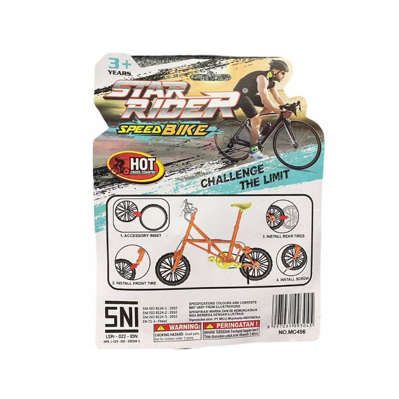 Mainan Sepeda Mini Speed Bike Star Rider SEPEDA MINIATUR SEPEDA LIPAT SEPEDA BROMPTON