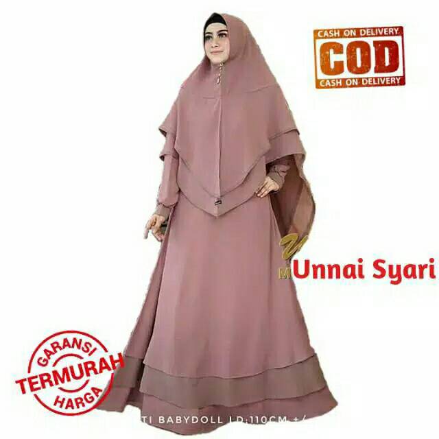 MAB - GAMIS SYARI WANITA - UNAISAH