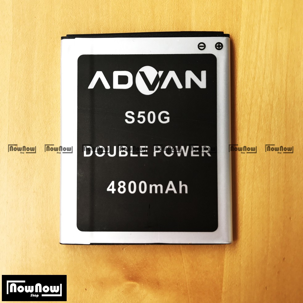 Baterai Advan S50G Original Double Power Batre Batrai Battery HP