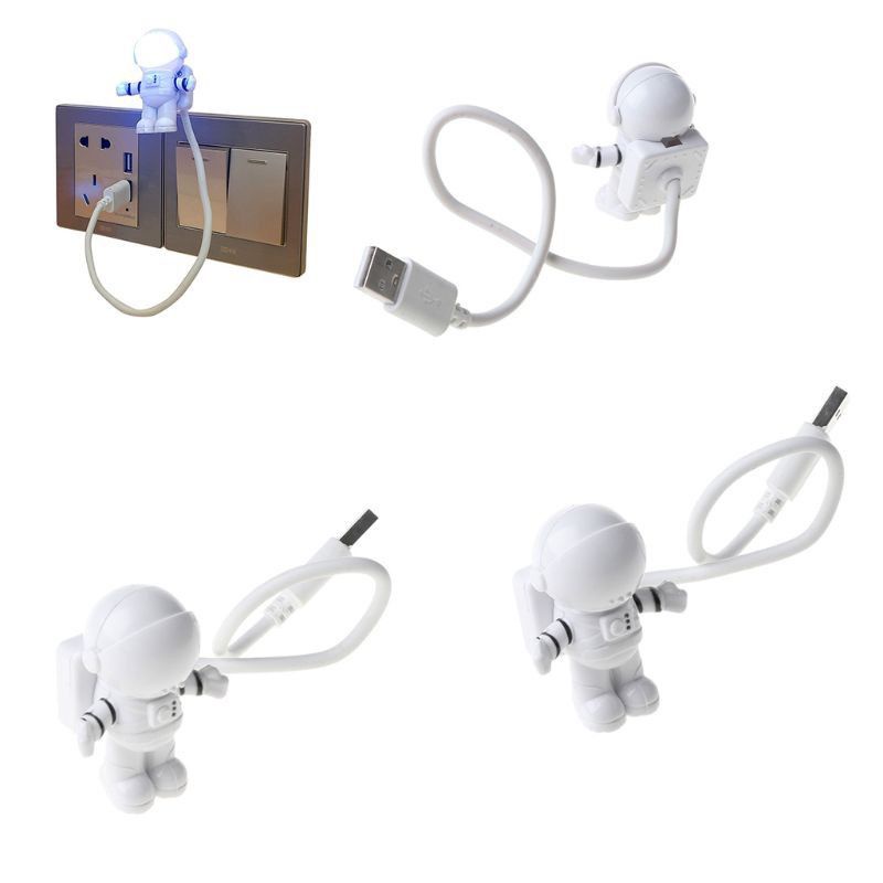 Lampu led usb astronot kabel flexible