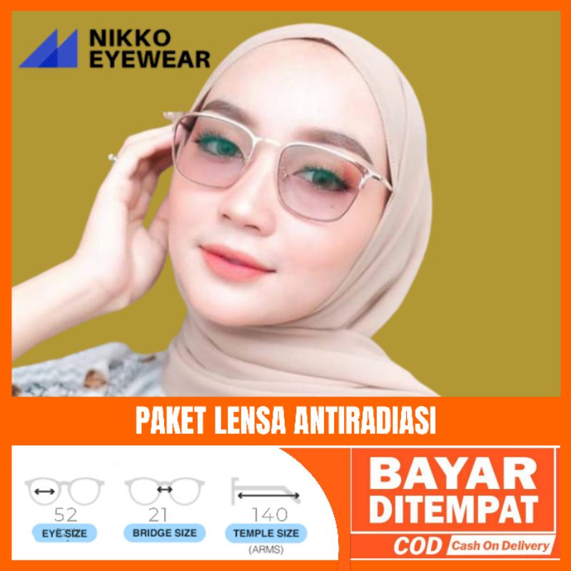 Frame Kacamata 2047 , Gratis Lensa Minus, Kacamata Antiradiasi,Kacamata Baca,Kacamata Korea