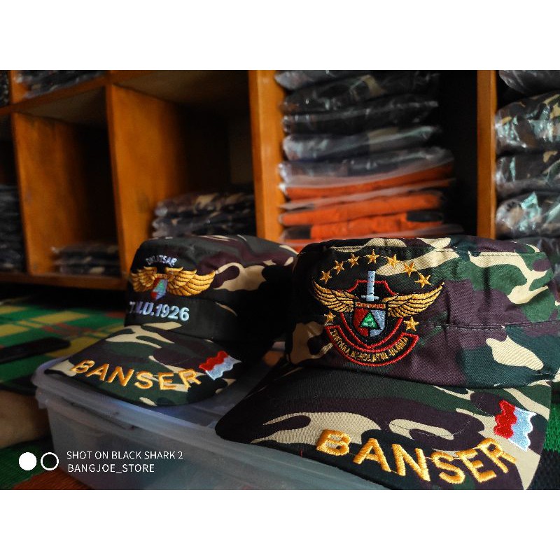 topi banser komando loreng nasional