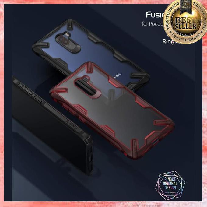 CASE XIAOMI POCOPHONE F1 RINGKE FUSION X CASE ANTI CRACK RED GH3303 IT