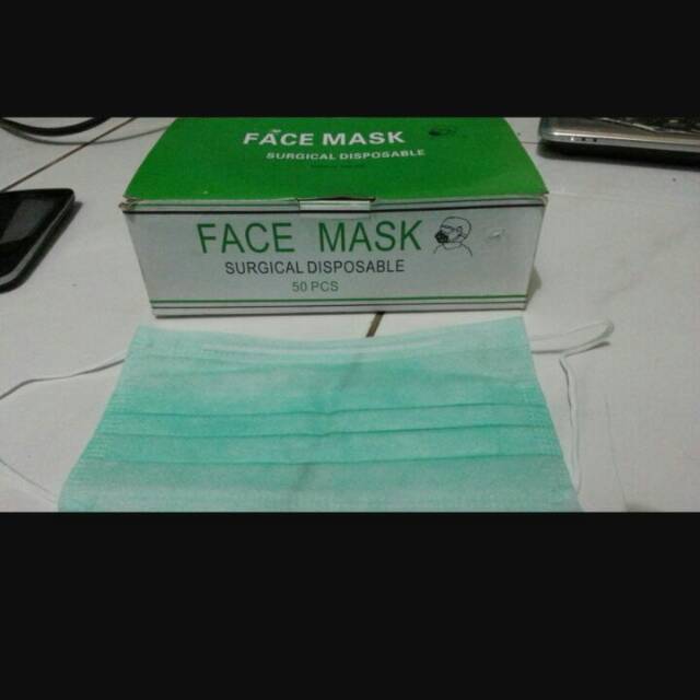 Masker Earloop Polos Warna