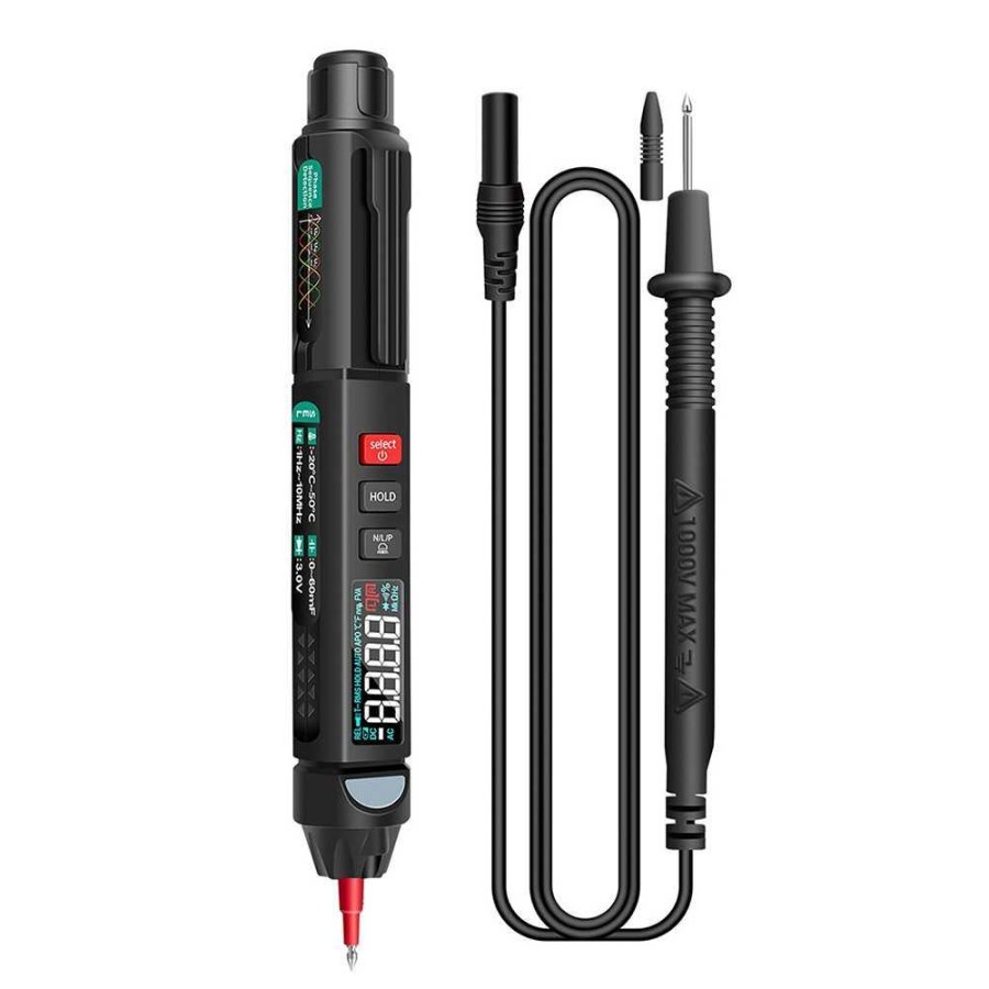 ANENG Digital Multimeter Voltage Tester Pen - A3008 - Black