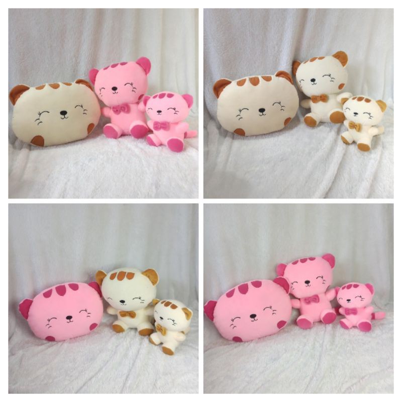 paket BANTAL Kucing cantik XL &amp; S Murah boneka