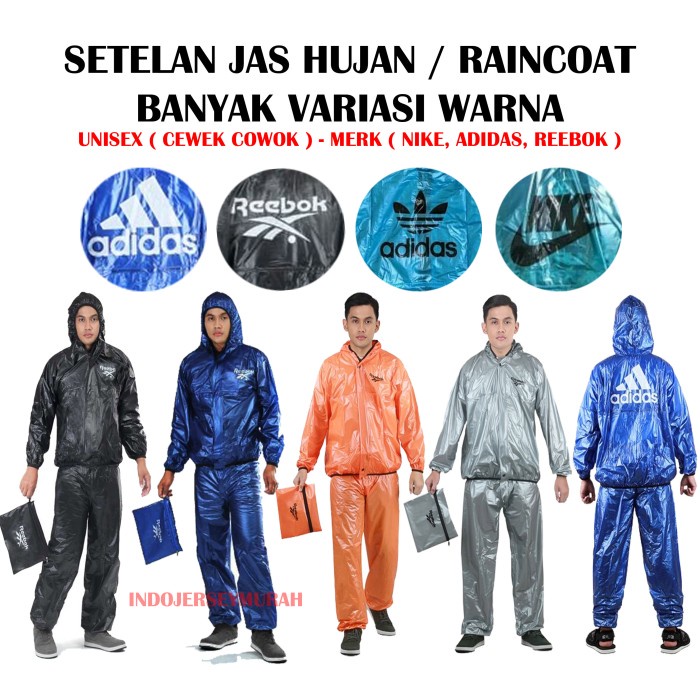 OBRAL JAS HUJAN / RAINCOAT / JAKET HUJAN ADIDAS