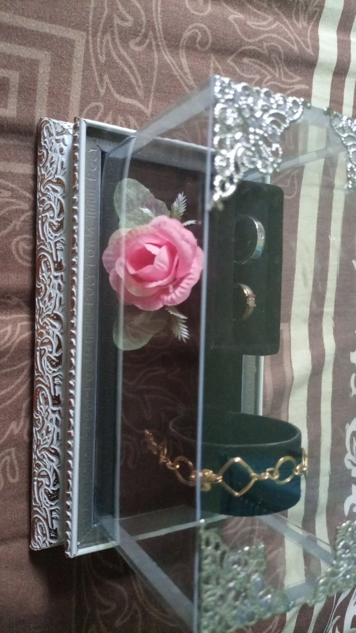 Kotak Cincin Gelang Frame Tutup Mika Untuk Seserahan/ Lamaran Fcg