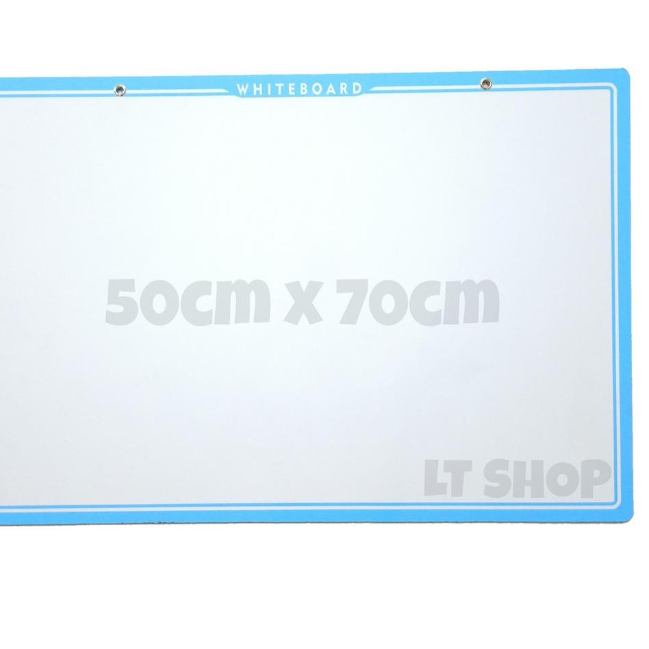 

Tidak Diragukan.. PAPAN TULIS WHITEBOARD UKURAN 50cm x 70cm MURAH