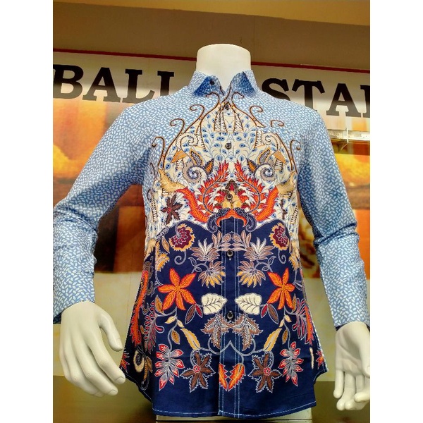 Batik Bali Lestari Slimfit Lengan Panjang