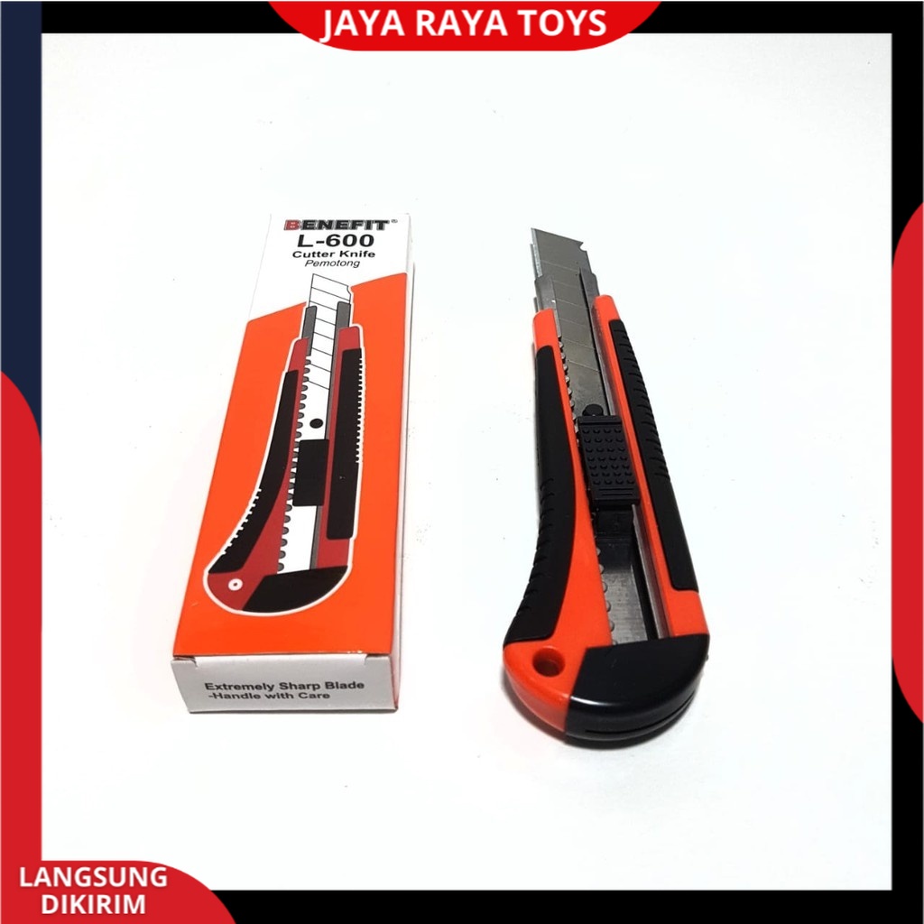 Pisau cutter besar BENEFIT L-600 Anti Karat Bisa Cod