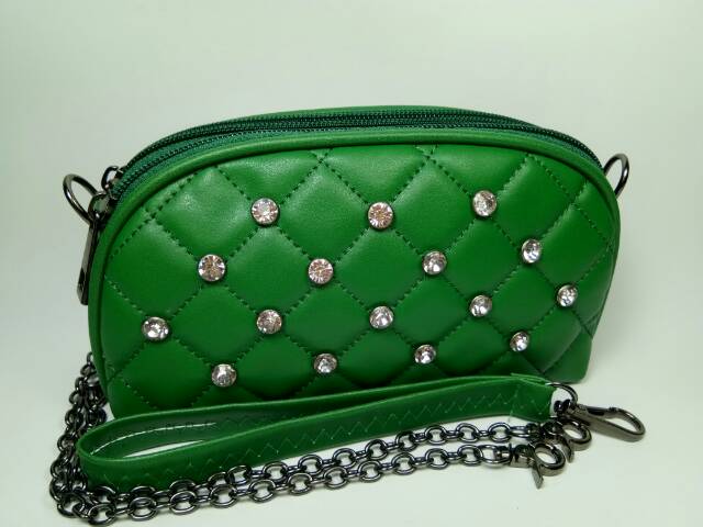 DOMPET MINI DIAMOND SLING !!!