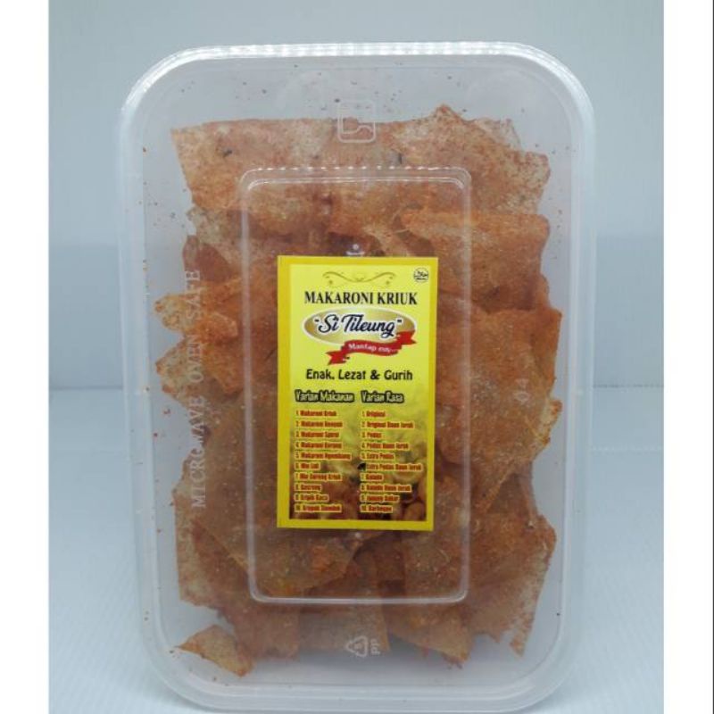 Kemasan box 100 gram kripik kaca