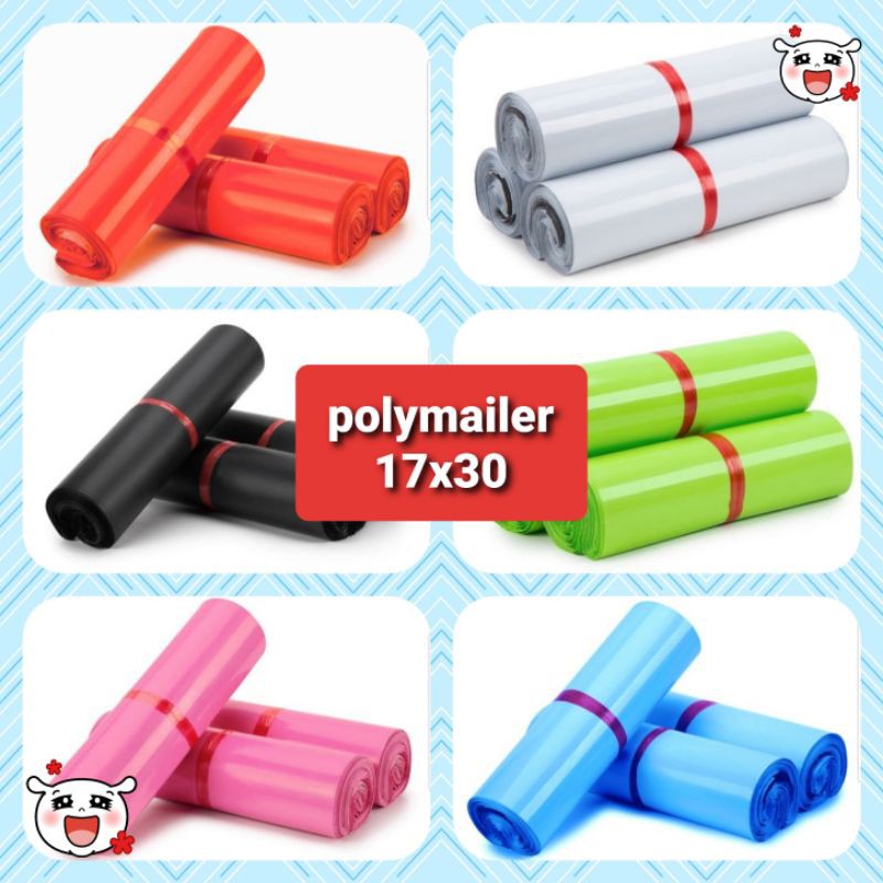 

17X30 CM ECER (MINIM BELI 10 LEMBAR) PLASTIK POLIMAILER POLYMAILER PLASTIC PACKING ONE SHEET
