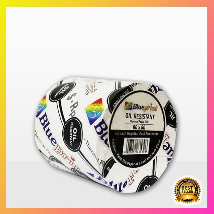 

Diskon Blueprint Thermal Paper Roll 80x80mm Oil Resistant