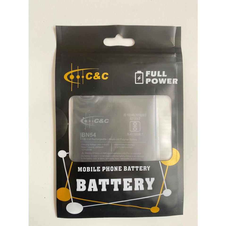 Batre Baterai Battery Original Redmi 9 / 9A / Note 9 BN54