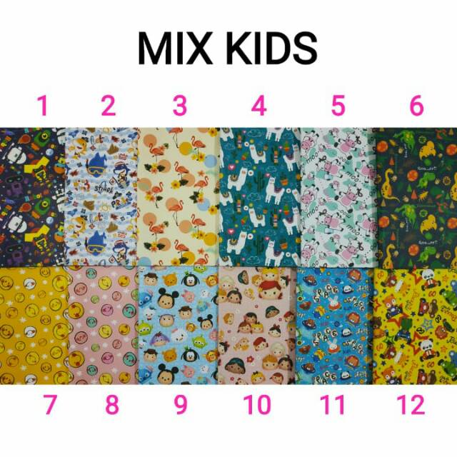 

Kertas kado Mix KIDS ISI 10