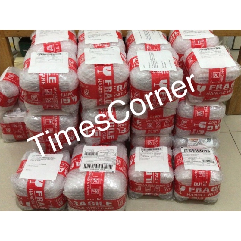

Tambahan packing bubble wrap + stcker fragile
